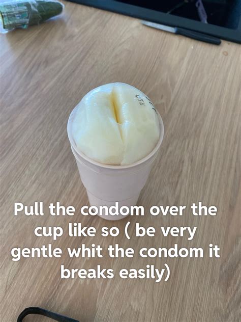 Peel it and remove the fruit or cut the tip off and squirt the inside out, then rinse the rind with warm water and fill it with lube. . Home made fleshlights
